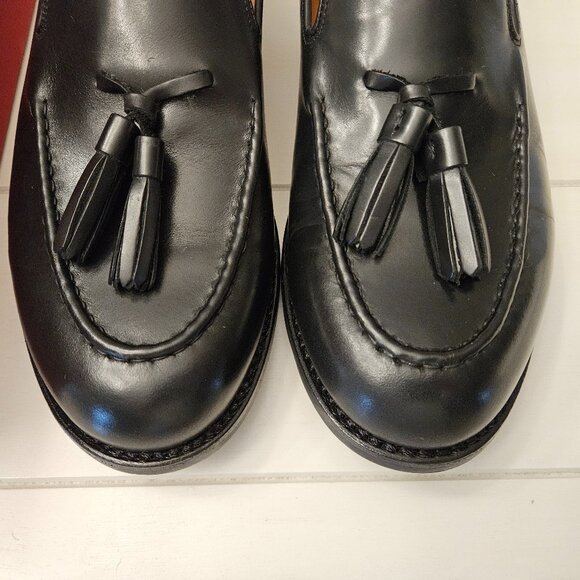 Grenson Black Leather Merlin Tassel Loafers - 10 UK/11 US main image 6